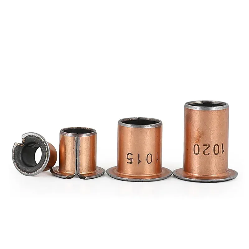 Boundary Lubrication Composite Bushing with Embedded Solid Lubricant Flanging Copper Sleeve for Extreme Conditions M4 M10
Boundary Lubrication Composite Bushing with Embedded Solid Lubricant Flanging Copper Sleeve for Extreme Conditions M4 M10