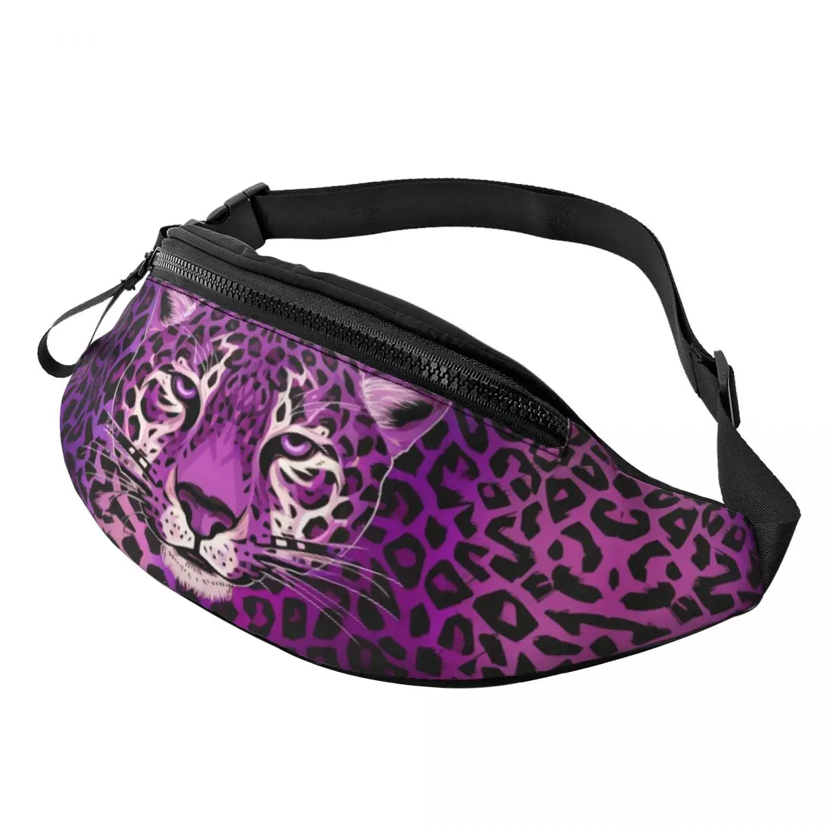 Custom Cute Purple Leopard Print Fanny Pack Women Men Animal Skin Cheetah Crossbody Waist Bag for Hiking Phone Money Pouch
Custom Cute Purple Leopard Print Fanny Pack Women Men Animal Skin Cheetah Crossbody Waist Bag for Hiking Phone Money Pouch