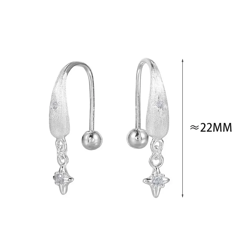Real 925 Sterling Silver Zircon Star Water Drop Stud Earrings for Women Trendy Fine Jewelry Piercing Screw Bead Accessories
Real 925 Sterling Silver Zircon Star Water Drop Stud Earrings for Women Trendy Fine Jewelry Piercing Screw Bead Accessories