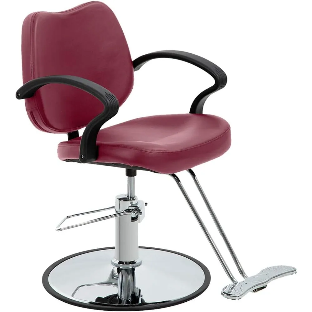 Hair Salon Chair Styling Heavy Duty Hydraulic Pump Classic Swivel Barber Chair Beauty Shampoo Spa Equipment Barbering Styling.
Hair Salon Chair Styling Heavy Duty Hydraulic Pump Classic Swivel Barber Chair Beauty Shampoo Spa Equipment Barbering Styling.