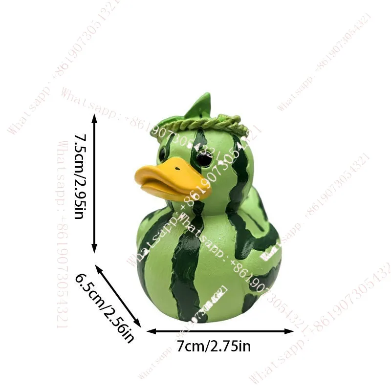 New whimsical watermelon duck dragon fruit fruit series duck statue ornament home desktop decoration
New whimsical watermelon duck dragon fruit fruit series duck statue ornament home desktop decoration