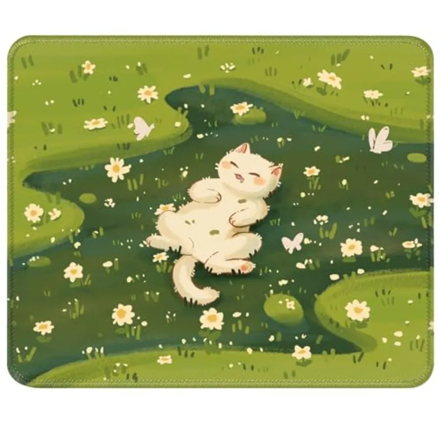 Cute Cat Desk Pad Mat with Stitched Edges and Non-Slip Rubber Base, Premium-Textured Mouse Pad for Laptop, Computer and PC, Gam
Cute Cat Desk Pad Mat with Stitched Edges and Non-Slip Rubber Base, Premium-Textured Mouse Pad for Laptop, Computer and PC, Gam