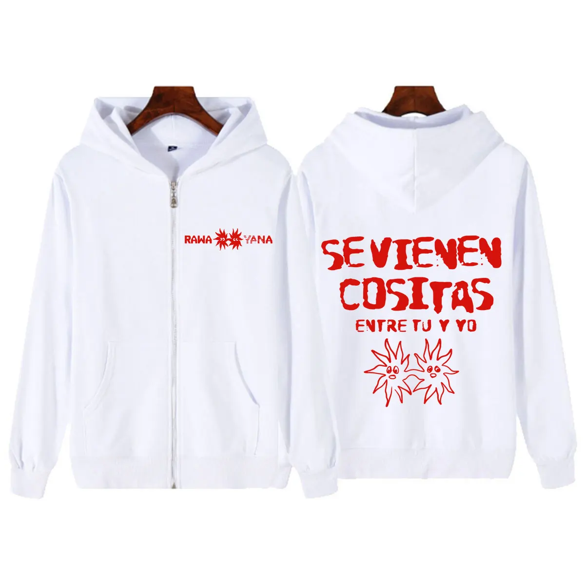 Rawayana ¿Donde Es El After Tour 2026 Merch Zipper Hoodie Men Women Fashion Sweatshirts Long-sleeved Casual Loose Zip Up Jacket
Rawayana ¿Donde Es El After Tour 2026 Merch Zipper Hoodie Men Women Fashion Sweatshirts Long-sleeved Casual Loose Zip Up Jacket