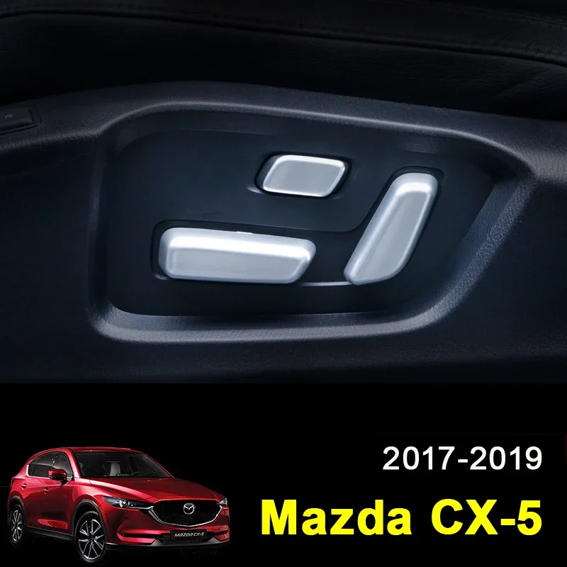Car Seat Adjustment Switch Knob Button Control Covers Trims For MAZDA CX-5 CX5 CX 5 2017-2019 2021 2022 2023 2024 Accessories
Car Seat Adjustment Switch Knob Button Control Covers Trims For MAZDA CX-5 CX5 CX 5 2017-2019 2021 2022 2023 2024 Accessories