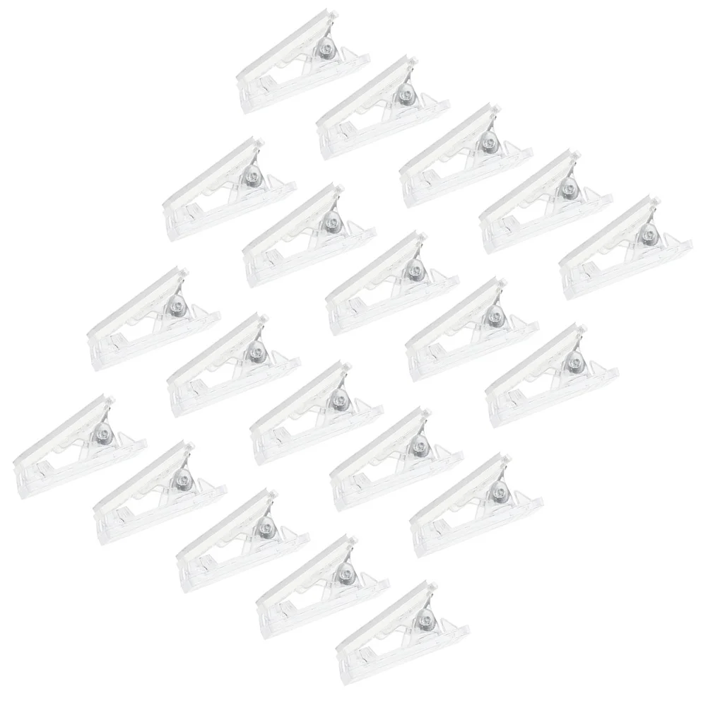 20pcs Chest Card Clips Plastic Self Adhesive Badge Holders ID Spring Wear Resistant Office School Events
20pcs Chest Card Clips Plastic Self Adhesive Badge Holders ID Spring Wear Resistant Office School Events