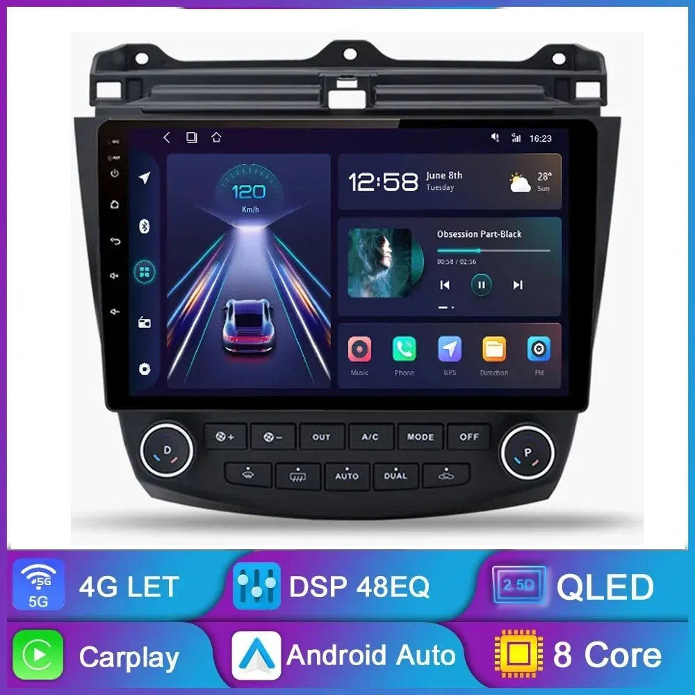 2Din Android 14.0 Radio For Honda Accord 7 2003 2004 2005 2006 2007 2008 Carplay 4G Car Multimedia Video GPS Bluetooth autoradio
2Din Android 14.0 Radio For Honda Accord 7 2003 2004 2005 2006 2007 2008 Carplay 4G Car Multimedia Video GPS Bluetooth autoradio