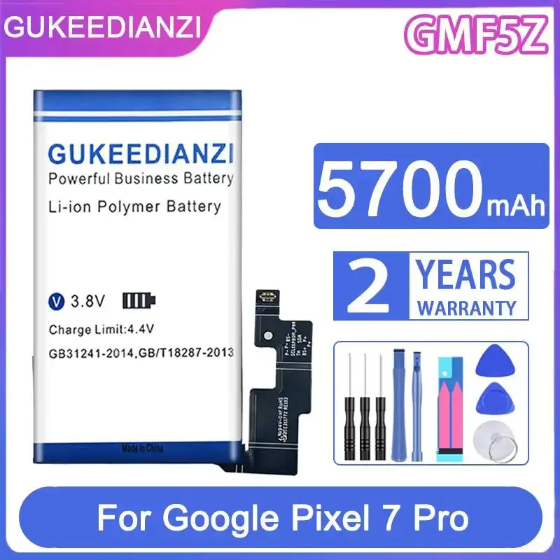 5700mAh GMF5Z Premium Replacement Mobile Phone Battery Long Lasting For Htc Google for Pixel 7 Pro
5700mAh GMF5Z Premium Replacement Mobile Phone Battery Long Lasting For Htc Google for Pixel 7 Pro
