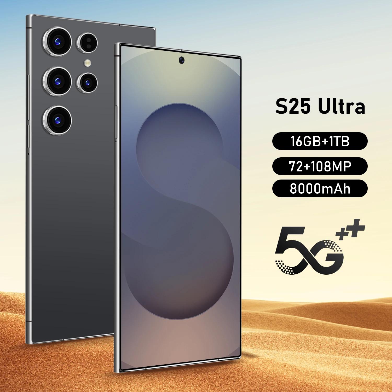 NEW S25 Ultra HOT 2025 original intelligent 5G dual card dual standby Android 14 system global version 8000mAh battery
NEW S25 Ultra HOT 2025 original intelligent 5G dual card dual standby Android 14 system global version 8000mAh battery