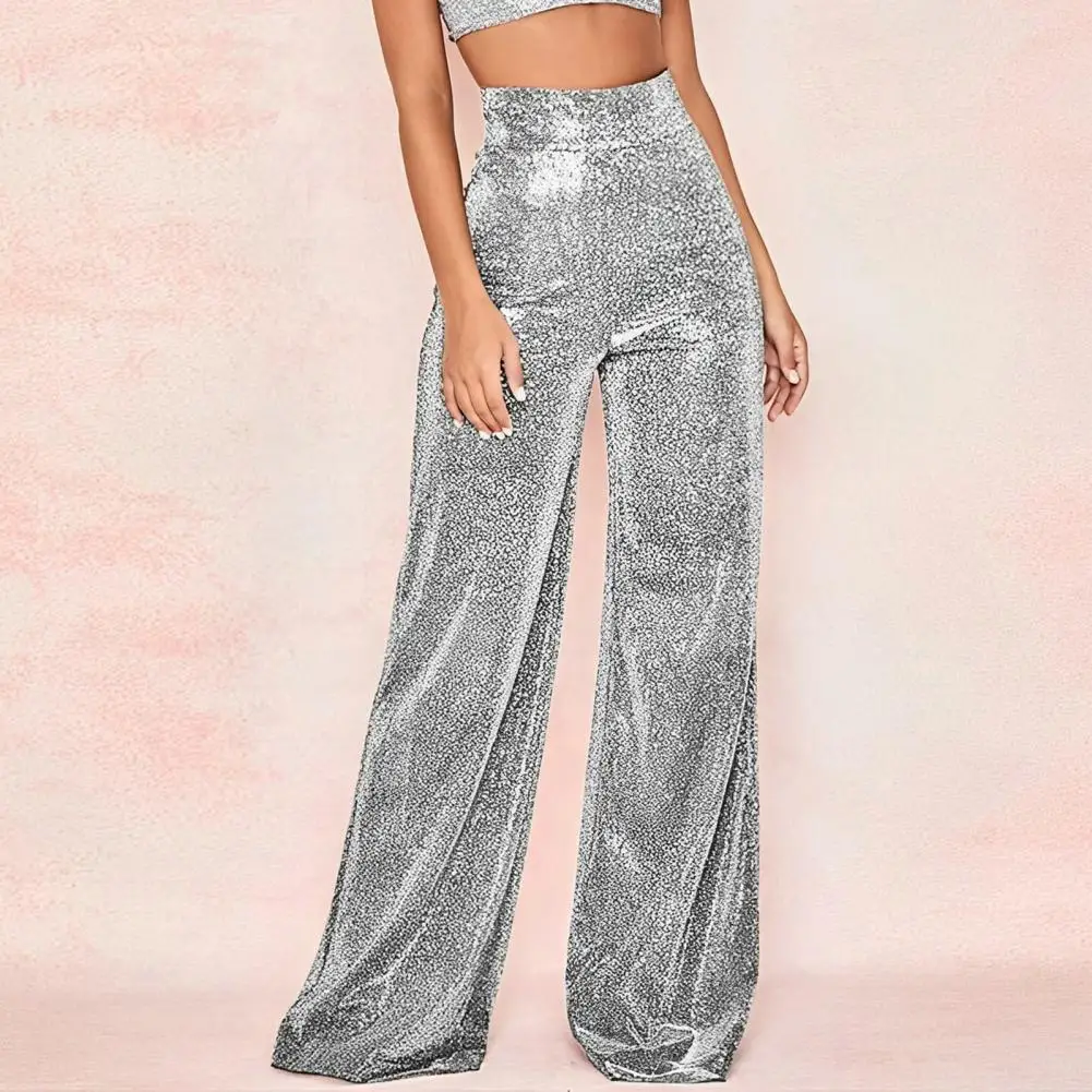 Shiny Glitter High Waist Women Pants Spring Temperament Loose Straight Wide Leg Trousers Loose Casual Pants Straight Trousers
Shiny Glitter High Waist Women Pants Spring Temperament Loose Straight Wide Leg Trousers Loose Casual Pants Straight Trousers