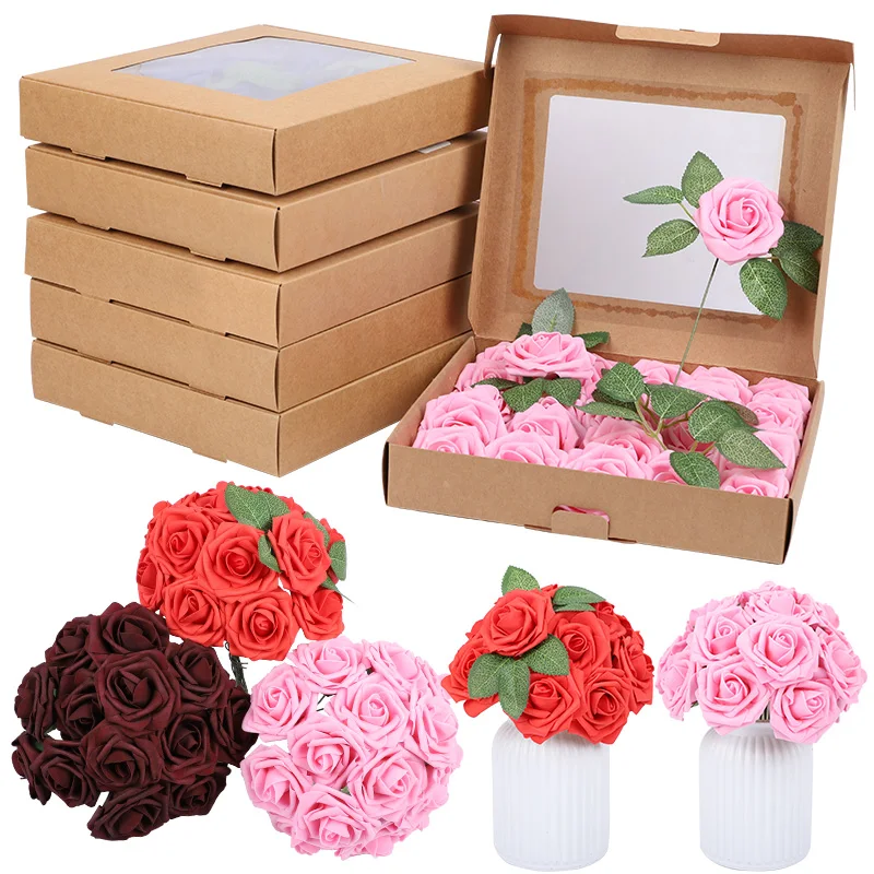 25pcs/Box Artificial Rose Flowers Foam Fake Flowers Roses For DIY Wedding Birthday Bouquets Party Home Decor Garden Decorations
25pcs/Box Artificial Rose Flowers Foam Fake Flowers Roses For DIY Wedding Birthday Bouquets Party Home Decor Garden Decorations