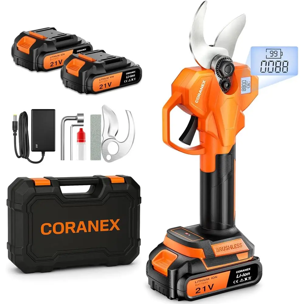 Электрические секаторы 60 мм для длительного использования | Бесщеточный двигатель | Противоскользящая ручка | Выключатель безопасности | Идеально подходит для сада и деревьев M
Электрические секаторы 60 мм для длительного использования | Бесщеточный двигатель | Противоскользящая ручка | Выключатель безопасности | Идеально подходит для сада и деревьев M