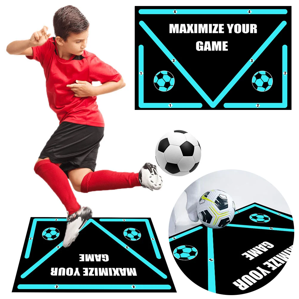 Soccer Dribble Training Mat Non Slip Football Training Footstep Mat Portable Soccer Training Mat for Indoor Outdoor
Soccer Dribble Training Mat Non Slip Football Training Footstep Mat Portable Soccer Training Mat for Indoor Outdoor