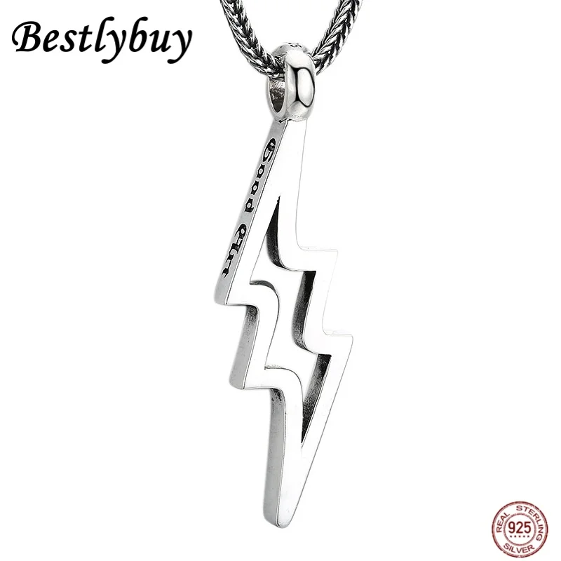 2025 New 925 Pure Silver Personalized Lightning Pendant for Men and Women, Retro Creative Hip Hop Punk Jewelry
2025 New 925 Pure Silver Personalized Lightning Pendant for Men and Women, Retro Creative Hip Hop Punk Jewelry