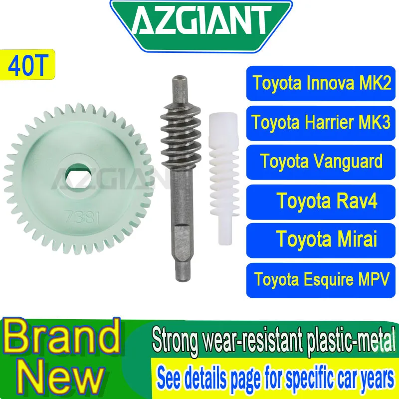 AZGIANT Car Mirror Folding Gears parts repair For Toyota Innova MK2 Harrier MK3 Vanguard Rav4 Mirai Esquire MPV Interior parts
AZGIANT Car Mirror Folding Gears parts repair For Toyota Innova MK2 Harrier MK3 Vanguard Rav4 Mirai Esquire MPV Interior parts