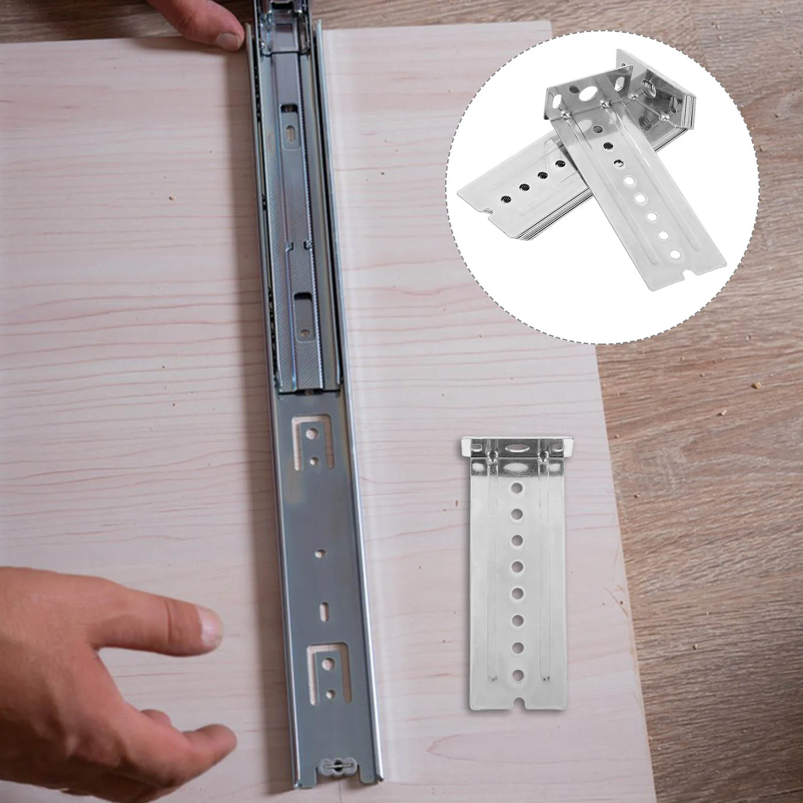 10pcs Drawer Slide Rail Mounting Brackets Heavy Duty Keyboard Track System Extended Design L-Shaped Stable Bottom Support
10pcs Drawer Slide Rail Mounting Brackets Heavy Duty Keyboard Track System Extended Design L-Shaped Stable Bottom Support