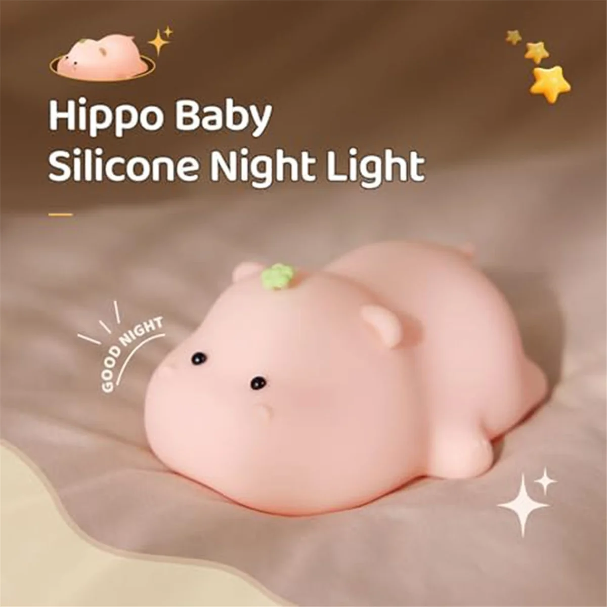 Adorable Rechargeable LED Night Lamp for Bedrooms Soft Silicone Touch Lamp with Warm Light Design Gift
Adorable Rechargeable LED Night Lamp for Bedrooms Soft Silicone Touch Lamp with Warm Light Design Gift