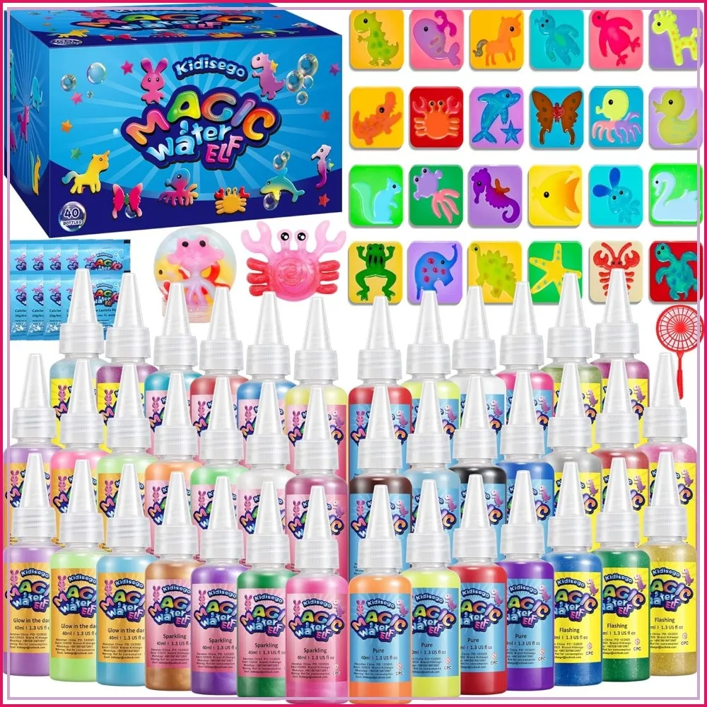 40-Color Magic Water Elf Kit with 24 Molds & 10 Calcium Packs, DIY Aqua Fairy Toy for Kids
40-Color Magic Water Elf Kit with 24 Molds & 10 Calcium Packs, DIY Aqua Fairy Toy for Kids