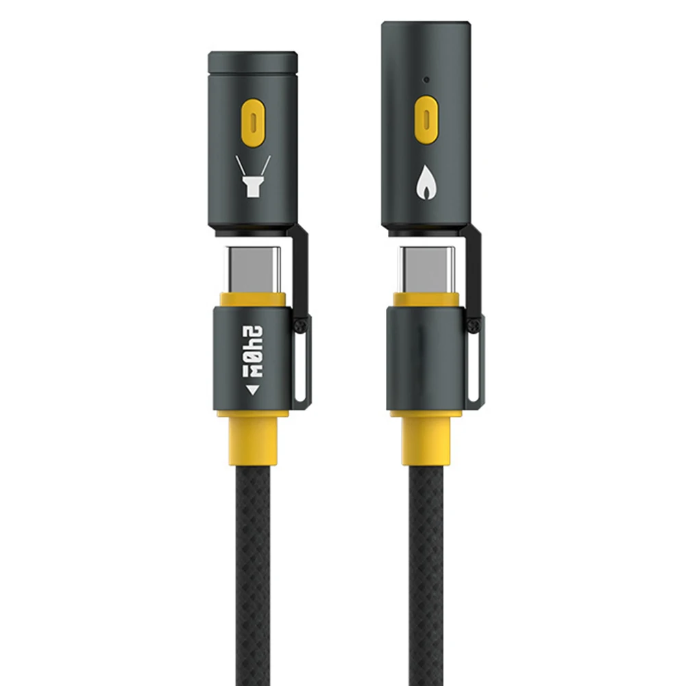 Кабель для быстрой зарядки USB-C 240 Вт с функцией прикуривателя и LED-подсветкой, для телефона, для кемпинга на открытом воздухе
Кабель для быстрой зарядки USB-C 240 Вт с функцией прикуривателя и LED-подсветкой, для телефона, для кемпинга на открытом воздухе