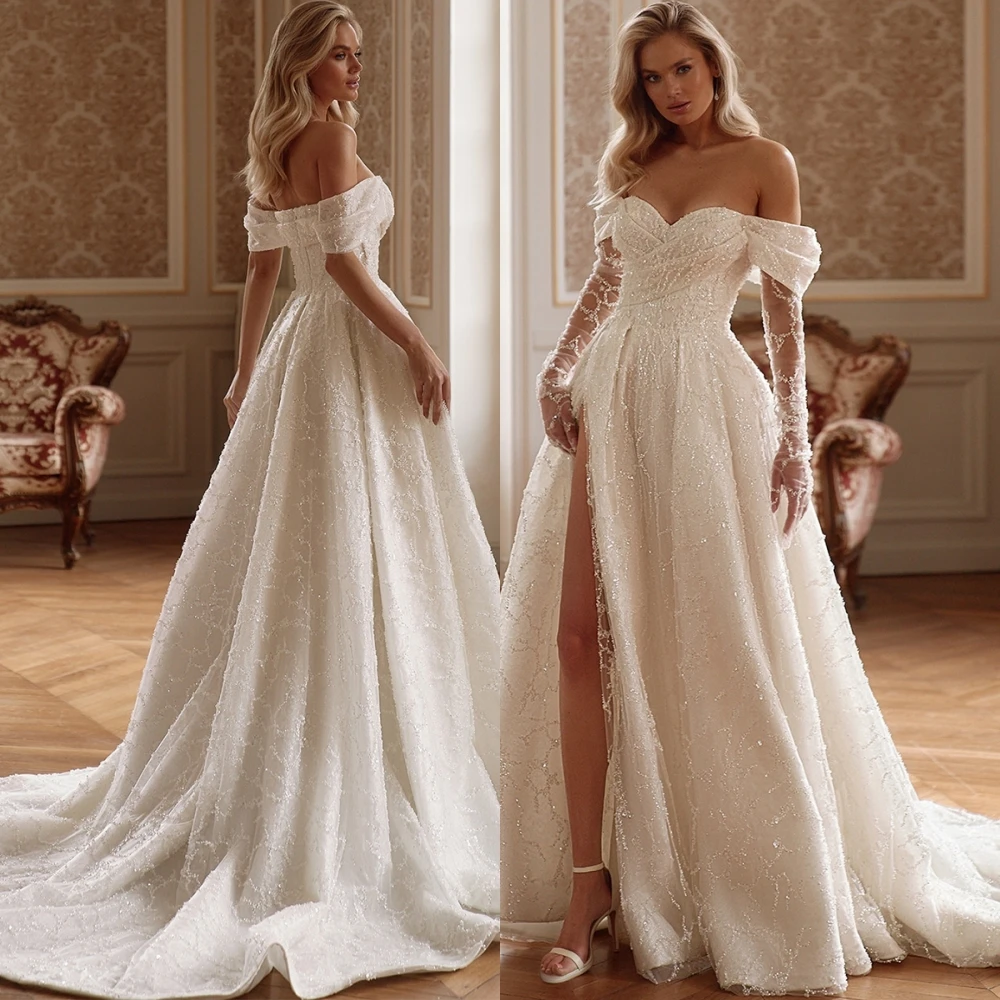 Customized Temperament Strapless Organza Evening Dress Classic Court Train Prom Dresses Luxury Side Slit Special Occasion Gowns
Customized Temperament Strapless Organza Evening Dress Classic Court Train Prom Dresses Luxury Side Slit Special Occasion Gowns