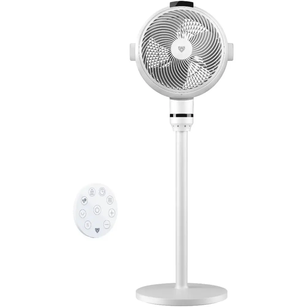 Умный напольный вентилятор S3 с датчиком температуры, дистанционным/сенсорным управлением, ультратихий (22 дБ), с функцией ионизации, осциллирующий
Умный напольный вентилятор S3 с датчиком температуры, дистанционным/сенсорным управлением, ультратихий (22 дБ), с функцией ионизации, осциллирующий