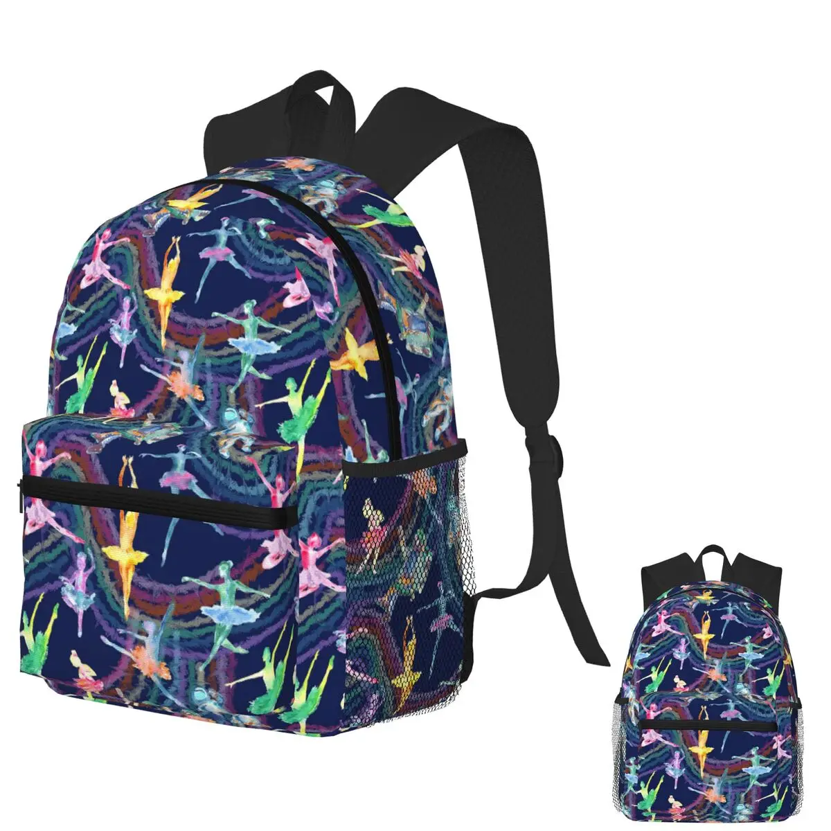 Ballerinas And Astronauts Barbed Rainbow Blue Background Student Backpack School Bag Hiking Travel Daypack Bookbag Shoulder Bags
Ballerinas And Astronauts Barbed Rainbow Blue Background Student Backpack School Bag Hiking Travel Daypack Bookbag Shoulder Bags