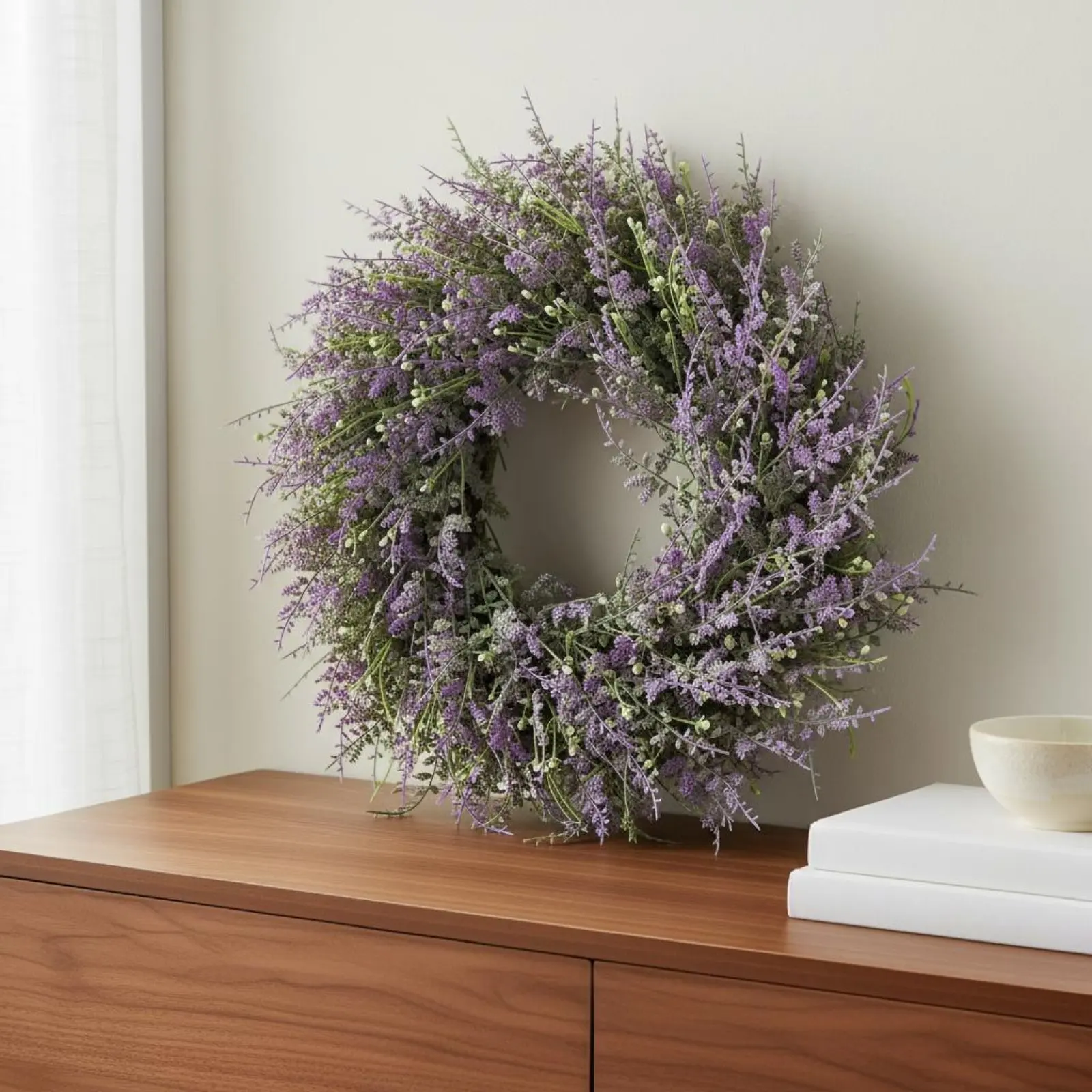 Artificial Flower Wreath Lifelike Design Simulation Plant Wreath Plastic Greenery Wreath Full & Abundant Bright Color
Artificial Flower Wreath Lifelike Design Simulation Plant Wreath Plastic Greenery Wreath Full & Abundant Bright Color
