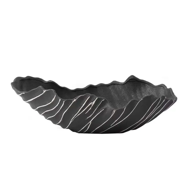Creative modern black special-shaped texture fruit plate garlic head ornament model room living room porch dining room kitchen d
Creative modern black special-shaped texture fruit plate garlic head ornament model room living room porch dining room kitchen d