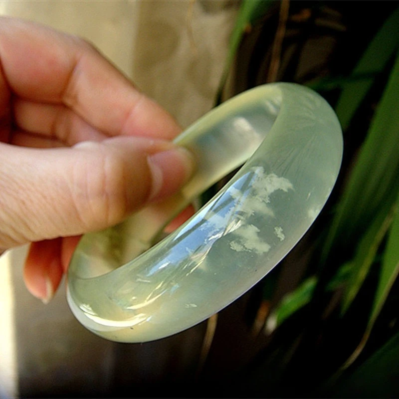 Natural Stone Jade Bracelet With Ice Base Green Floating Flowers Collection Edition Jade Bracelet Best Selling Fashion Jewelry
Natural Stone Jade Bracelet With Ice Base Green Floating Flowers Collection Edition Jade Bracelet Best Selling Fashion Jewelry