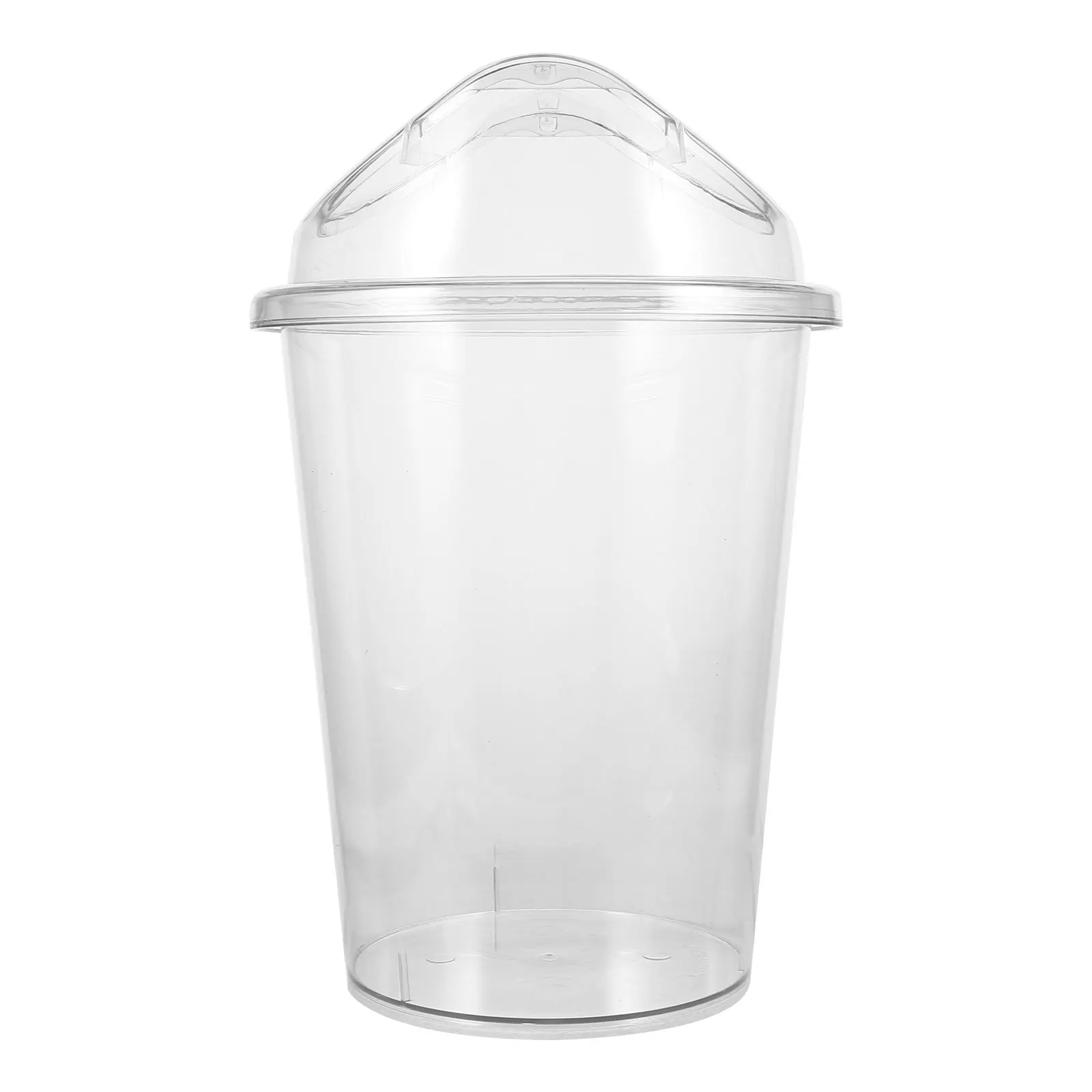 Large Capacity Transparent Round Plastic Garbage Can with Lid for Bedroom Living Room Home Office Household Waste Management
Large Capacity Transparent Round Plastic Garbage Can with Lid for Bedroom Living Room Home Office Household Waste Management