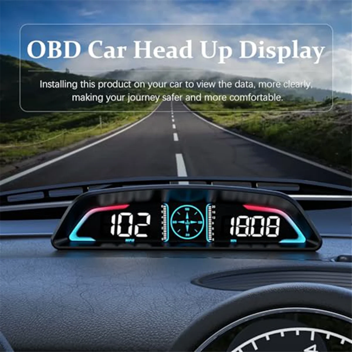 ABBH-Heads Up Display для автомобилей B3, дисплей датчика Obd2 со скоростью, расходом топлива, оповещением о усталости вождения, для всех
ABBH-Heads Up Display для автомобилей B3, дисплей датчика Obd2 со скоростью, расходом топлива, оповещением о усталости вождения, для всех