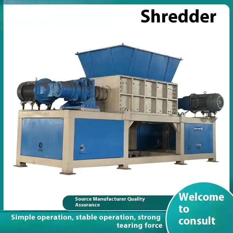 Industrial Scrap Iron Shredder Large Double Axis Shredder, Metal Waste Single Axis Shredder, Chassis, Plastic Wood Shredder
Industrial Scrap Iron Shredder Large Double Axis Shredder, Metal Waste Single Axis Shredder, Chassis, Plastic Wood Shredder