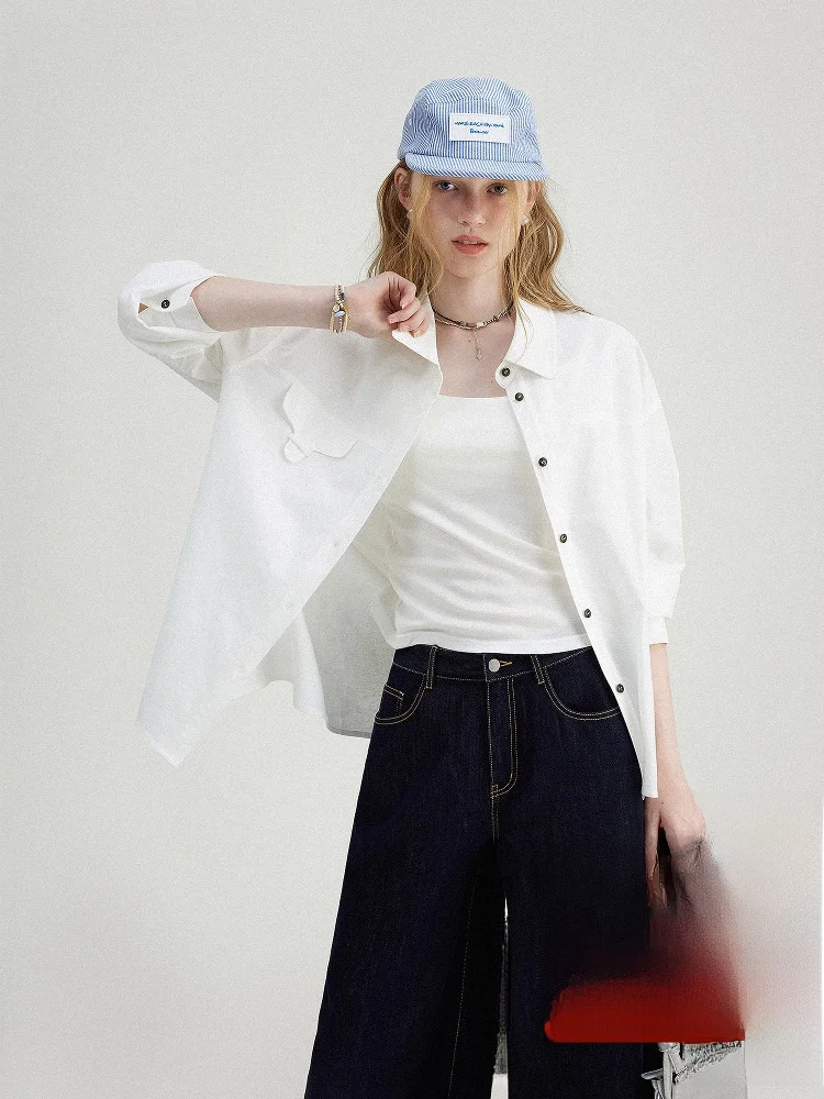 Женская повседневная рубашка Nordic Sle из хлопка и льна с заниженной линией плеч, свободного кроя, с классическим воротником, длинными рукавами, цветная, деловая.
Женская повседневная рубашка Nordic Sle из хлопка и льна с заниженной линией плеч, свободного кроя, с классическим воротником, длинными рукавами, цветная, деловая.