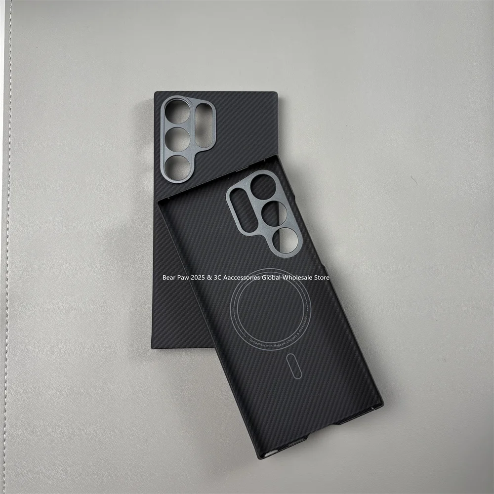 Magnetic Case For Samsung Galaxy S24 Ultra Carbon Fiber Case For S24 Ultra Magsafe Aramid Shell Cover Mobile Phone Accessories
Magnetic Case For Samsung Galaxy S24 Ultra Carbon Fiber Case For S24 Ultra Magsafe Aramid Shell Cover Mobile Phone Accessories