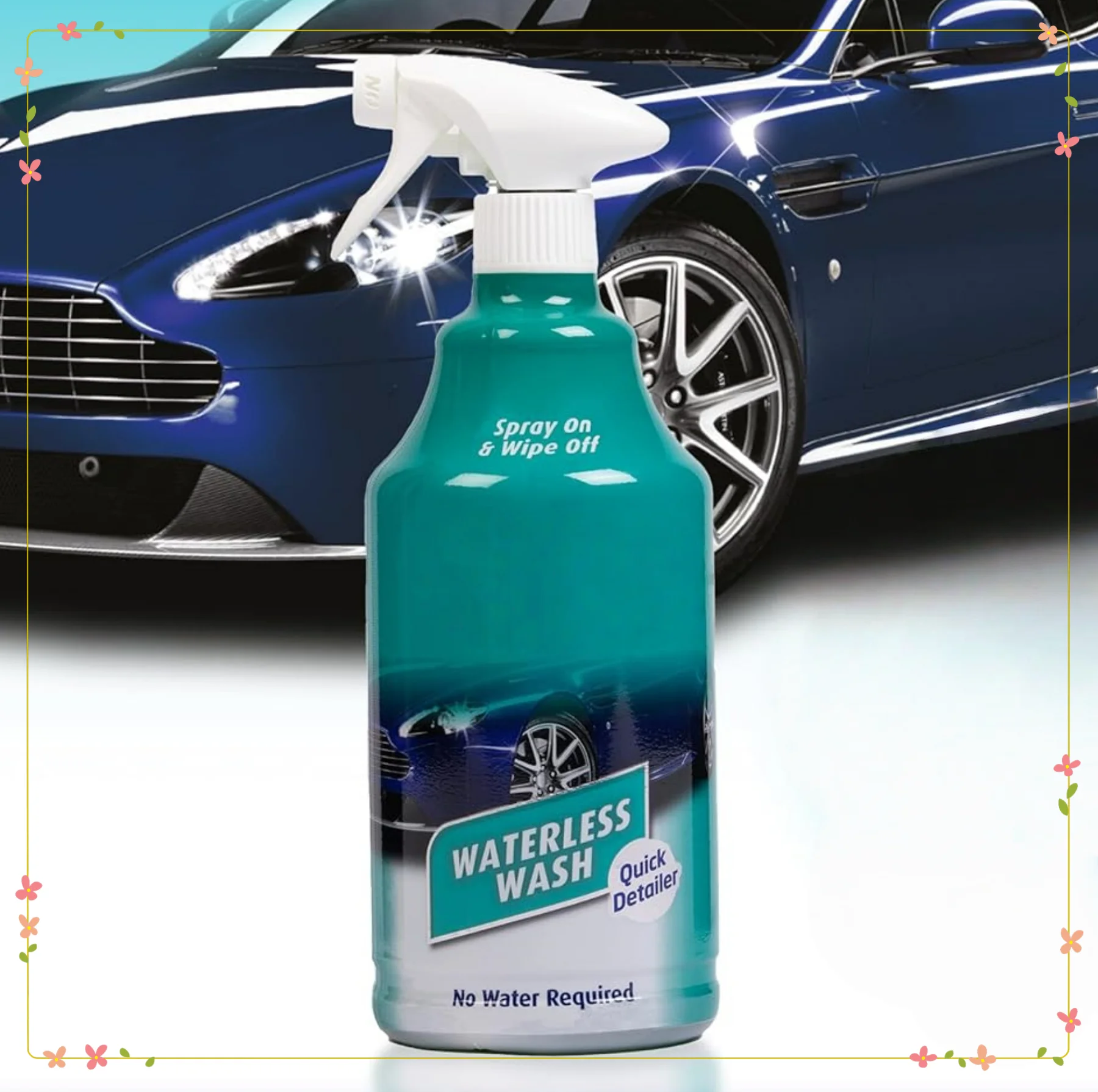 Безводный спрей для мойки автомобилей — быстрый детали и блеск, 34 унции
Безводный спрей для мойки автомобилей — быстрый детали и блеск, 34 унции