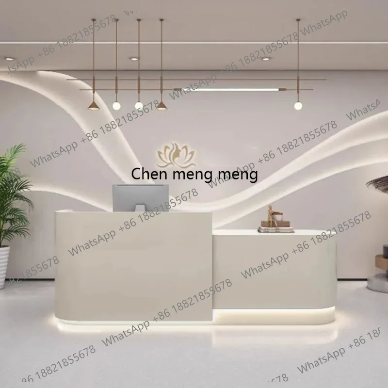 Beauty White Reception Desks Wood Welcome Led Lights Curved Reception Desks Simple Corner Mostrador De Tienda Trendy Furniture
Beauty White Reception Desks Wood Welcome Led Lights Curved Reception Desks Simple Corner Mostrador De Tienda Trendy Furniture