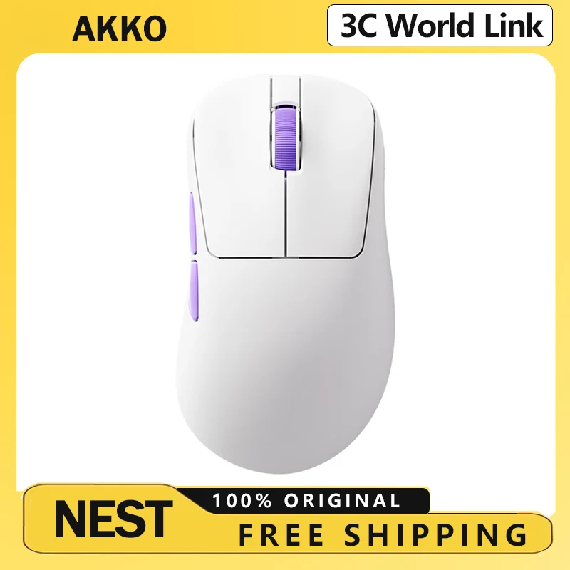 AKKO Nest Wireless Mouse PAW3950 Dual 8K E-sports Game Mouse 2.4G Wired Bluetooth Lightweight Computer Mice Computer Pc Accessor
AKKO Nest Wireless Mouse PAW3950 Dual 8K E-sports Game Mouse 2.4G Wired Bluetooth Lightweight Computer Mice Computer Pc Accessor