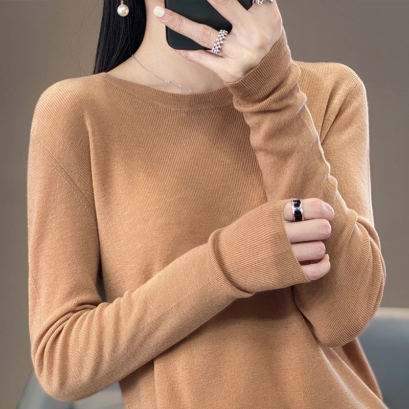 100% Wool Sweater Women Pullover New Arrival O-Neck Long Sleeve Female Warm Soft Basic Jumper Solid High Elasticity Shirt
100% Wool Sweater Women Pullover New Arrival O-Neck Long Sleeve Female Warm Soft Basic Jumper Solid High Elasticity Shirt