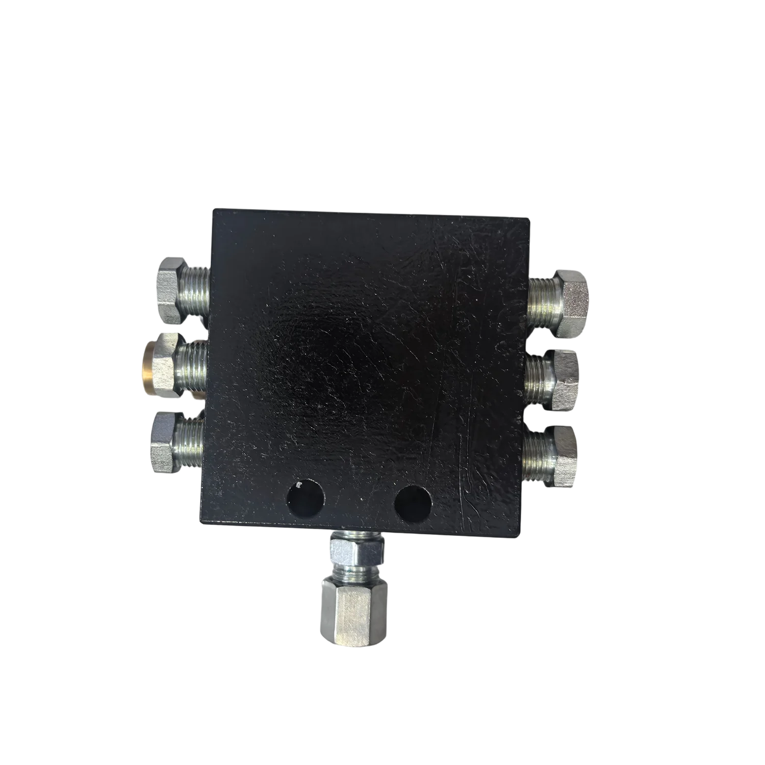 6 Outlet Lubrication Distributor Block M10x1 Thread 0.2ml/cyc for Grease & Oil, Centralized/Rail/Chain/Gear Lubrication System
6 Outlet Lubrication Distributor Block M10x1 Thread 0.2ml/cyc for Grease & Oil, Centralized/Rail/Chain/Gear Lubrication System