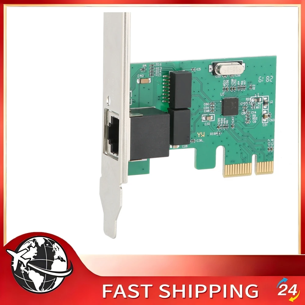 PCI Express Network Card Desktop Network Card RTL 8111F 10/100/1000Mbps PCI-E Gigabit Ethernet LAN Network Card PCI Express Card
PCI Express Network Card Desktop Network Card RTL 8111F 10/100/1000Mbps PCI-E Gigabit Ethernet LAN Network Card PCI Express Card