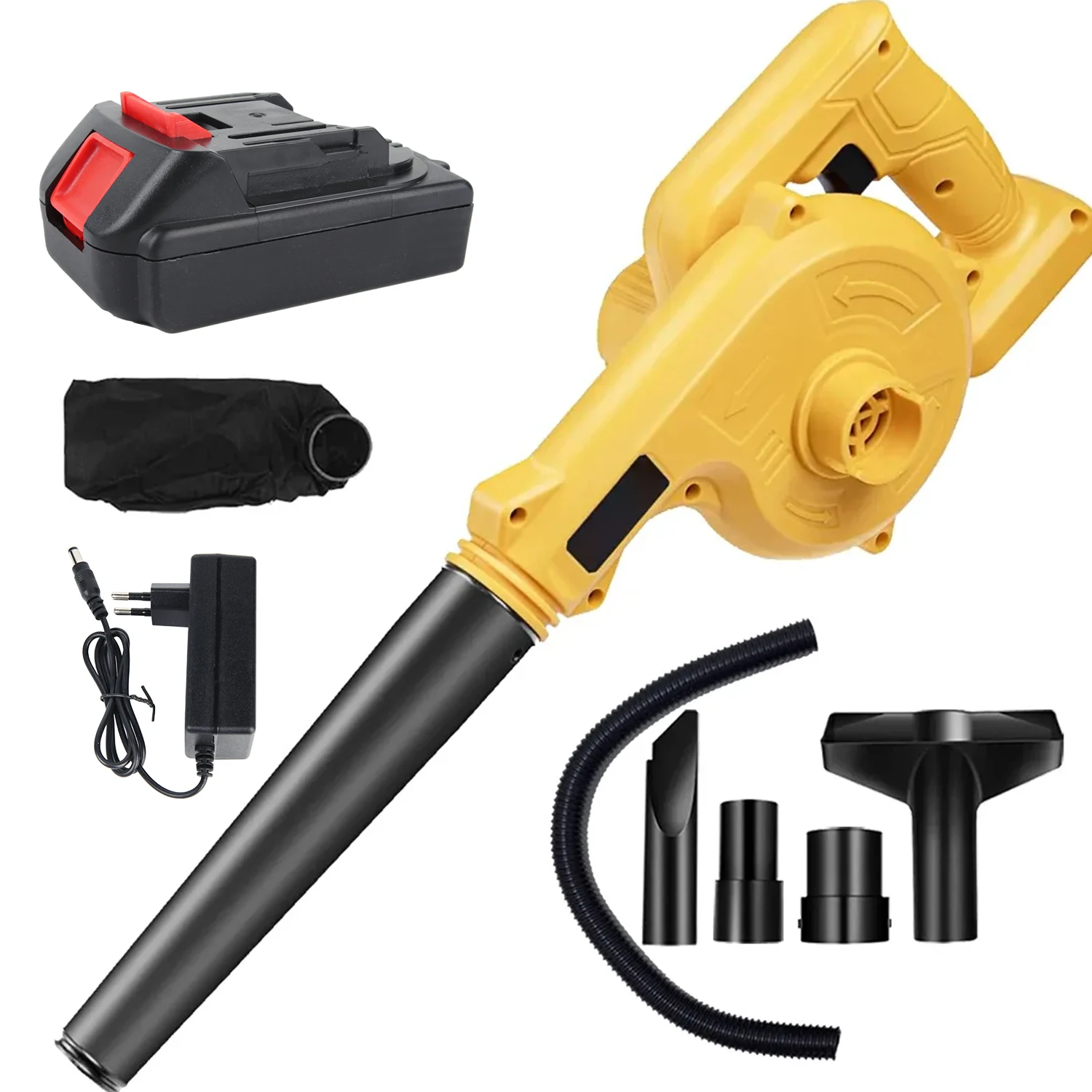 Cordless Leaf Blower 2.5 lb Mini Leaf Blower 2-in-1 Battery Vacuum Cleaner for workshop, garage, porch and patio
Cordless Leaf Blower 2.5 lb Mini Leaf Blower 2-in-1 Battery Vacuum Cleaner for workshop, garage, porch and patio