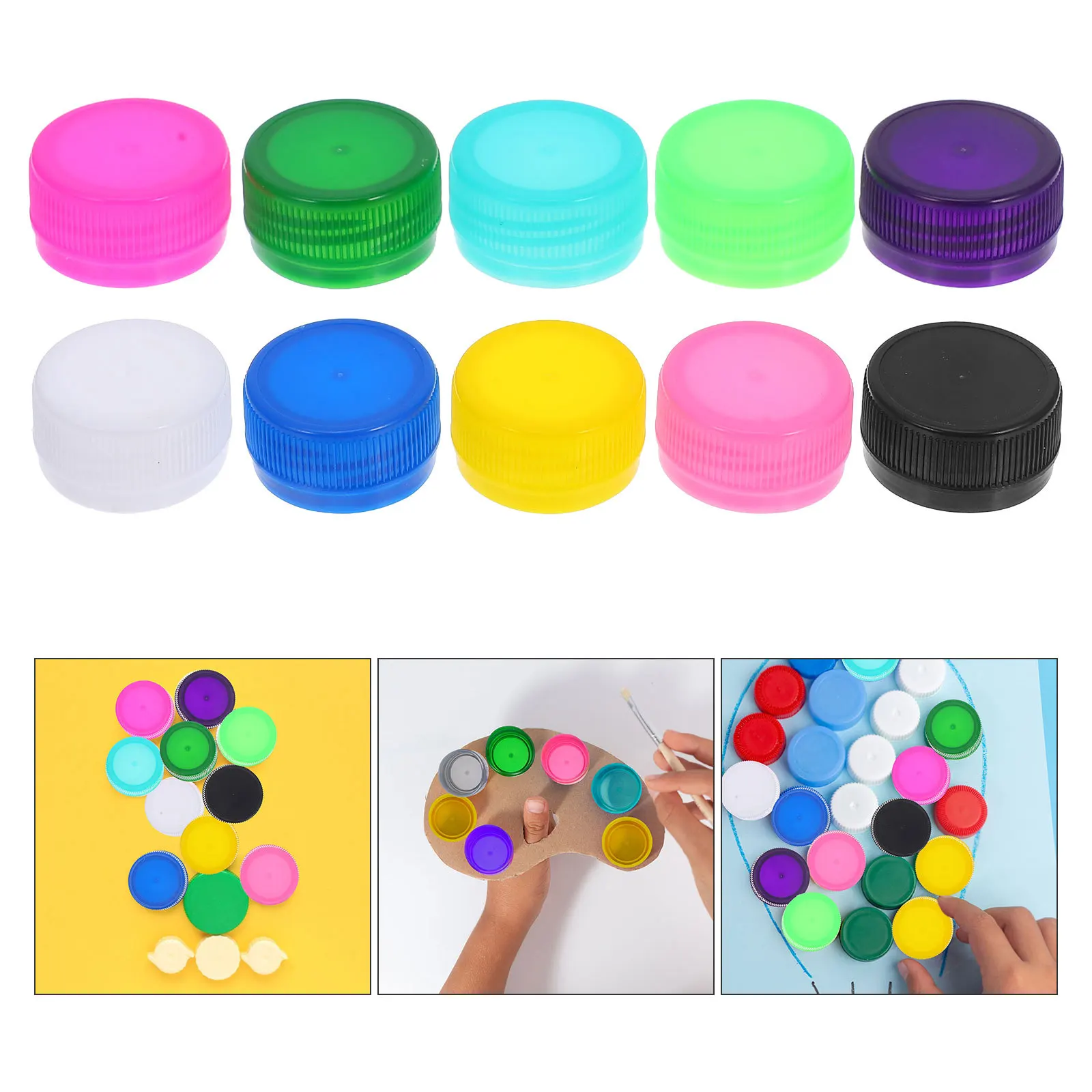 100Pcs Bottle Cap Set for DIY Crafts Kids Handmade Projects Color Recognition Motor Skills Development Fun Educational Activity
100Pcs Bottle Cap Set for DIY Crafts Kids Handmade Projects Color Recognition Motor Skills Development Fun Educational Activity