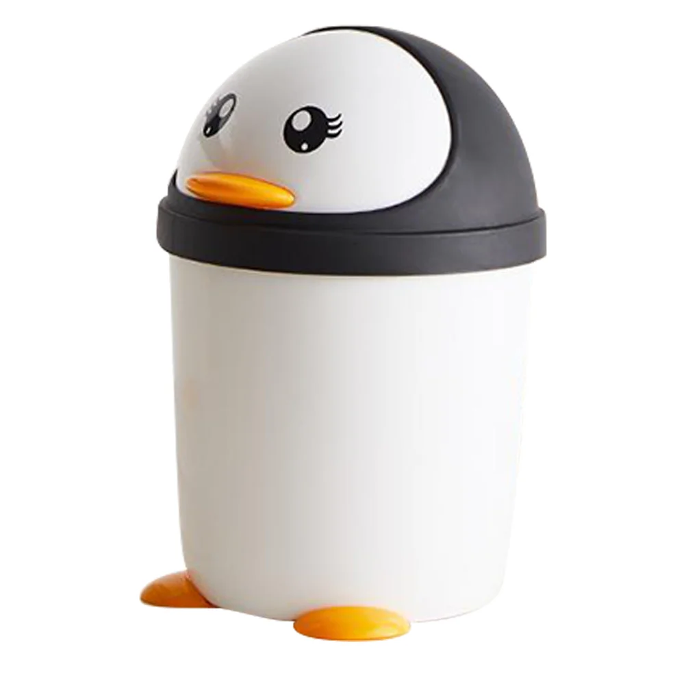 Creative Penguin Trash Can Large Capacity Stable Base Car Office Kids Bathroom Cute Plastic Waste Bin Home Kitchen Garbage
Creative Penguin Trash Can Large Capacity Stable Base Car Office Kids Bathroom Cute Plastic Waste Bin Home Kitchen Garbage