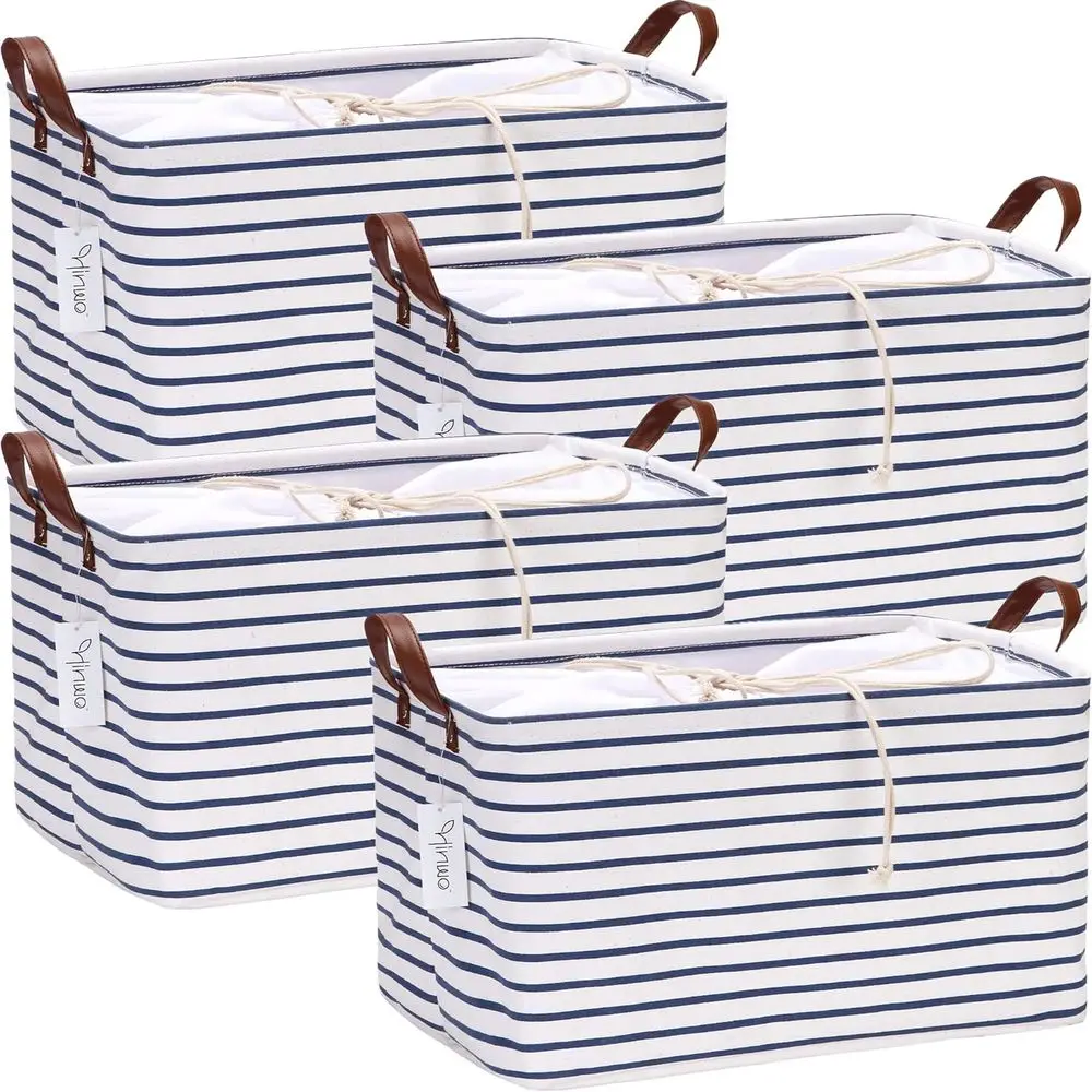 Набор из 4 больших тканевых корзин для хранения с ручками, 31 л, прямоугольные контейнеры для хранения, складные коробки для одежды, игрушек, т.д.
Набор из 4 больших тканевых корзин для хранения с ручками, 31 л, прямоугольные контейнеры для хранения, складные коробки для одежды, игрушек, т.д.