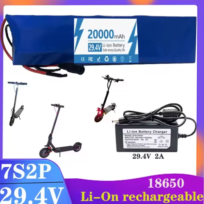 ♀️NEW 7s2p 20Ah 18650 Battery Lithium Ion Battery 29.4V 20000mAh for ♀️Electric Scooters Balancing Scooter♀️
♀️NEW 7s2p 20Ah 18650 Battery Lithium Ion Battery 29.4V 20000mAh for ♀️Electric Scooters Balancing Scooter♀️