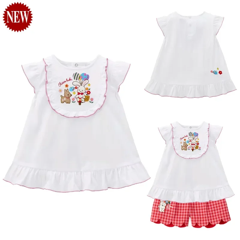 Children's Clothing Summer Girls Cartoon Rich Rabbit Flower Embroidery Lace Short Sleeve T-Shirt Skirt Top
Children's Clothing Summer Girls Cartoon Rich Rabbit Flower Embroidery Lace Short Sleeve T-Shirt Skirt Top