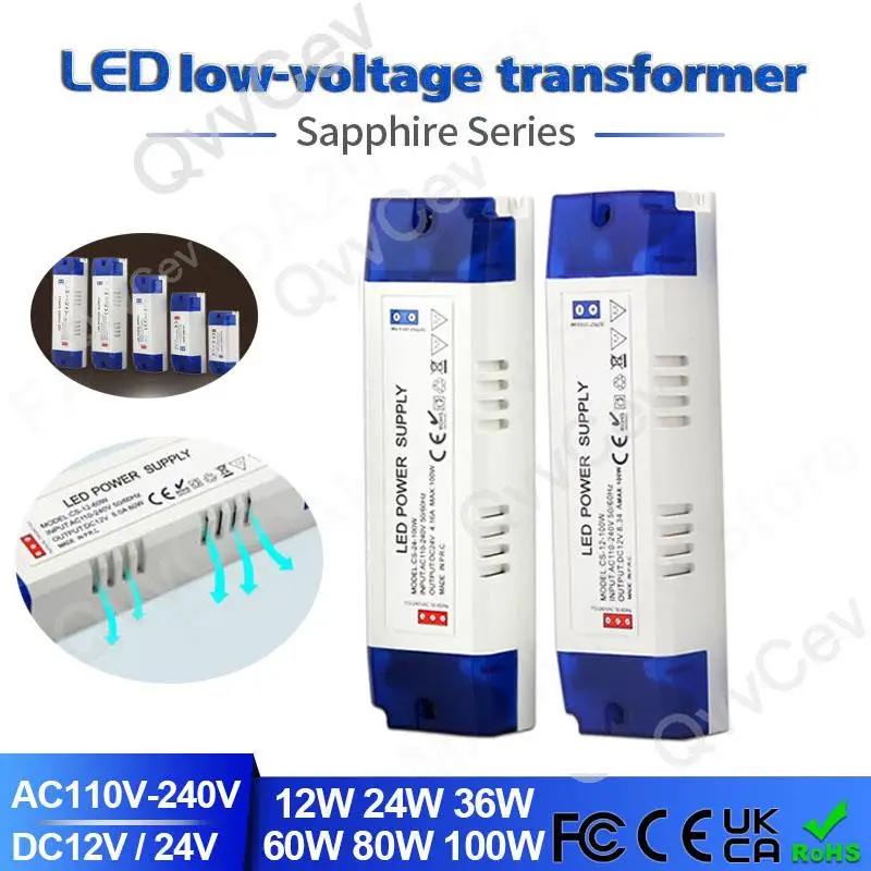 12 Вт 24 Вт 36 Вт 60 Вт 100 Вт Ультратонкий светодиодный драйвер Трансформатор переменного тока 110-240 В в постоянный ток 12 В/24 В Импульсный источник питания для световых полосок M20
12 Вт 24 Вт 36 Вт 60 Вт 100 Вт Ультратонкий светодиодный драйвер Трансформатор переменного тока 110-240 В в постоянный ток 12 В/24 В Импульсный источник питания для световых полосок M20