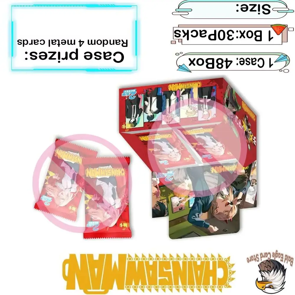 YouKa Chainsaw Man Genuine Deluxe Rounded Thick Rare Foil Factory Sealed Booster Box Anime Collectible Trading Cards Toys Gifts
YouKa Chainsaw Man Genuine Deluxe Rounded Thick Rare Foil Factory Sealed Booster Box Anime Collectible Trading Cards Toys Gifts