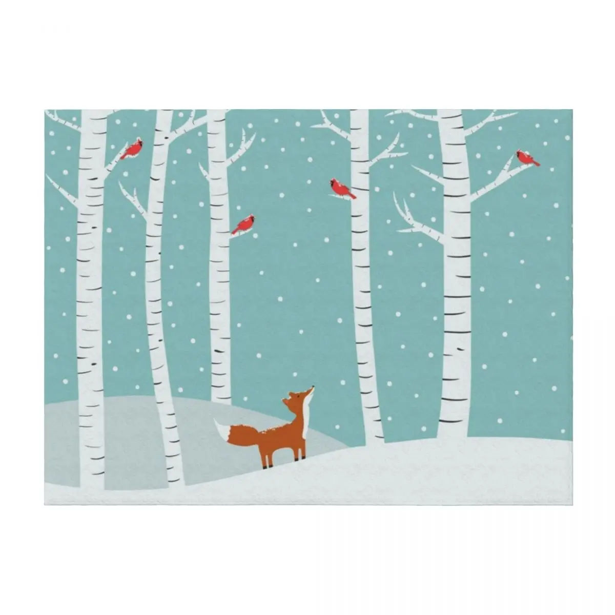 Fox Cardinals Trees Winter Throw Blanket Multi-Purpose for sofa For Decorative Sofa Blankets
Fox Cardinals Trees Winter Throw Blanket Multi-Purpose for sofa For Decorative Sofa Blankets