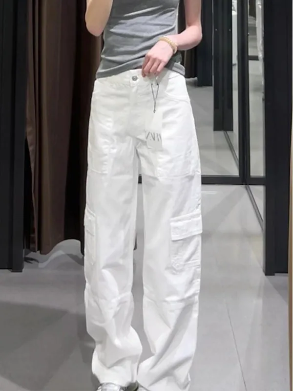 American High Street 2026 New Trendy Wide Leg Pants Loose plus Size Straight Leg White Workwear Casual Pants Ladies' Casual T...
American High Street 2026 New Trendy Wide Leg Pants Loose plus Size Straight Leg White Workwear Casual Pants Ladies' Casual T...