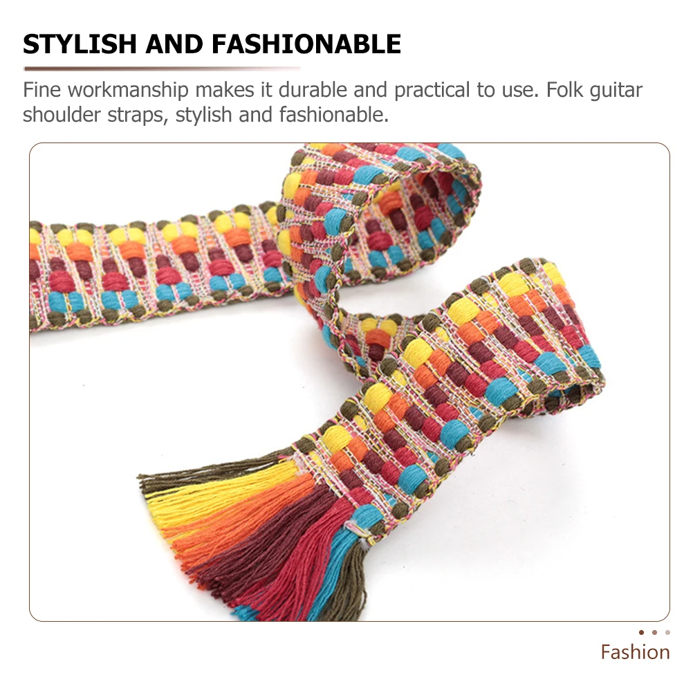 Guitar Strap Durable Cotton PU Electric Acoustic Bass Shoulder Straps Fashion Pattern High Density Corrosion Resistance
Guitar Strap Durable Cotton PU Electric Acoustic Bass Shoulder Straps Fashion Pattern High Density Corrosion Resistance